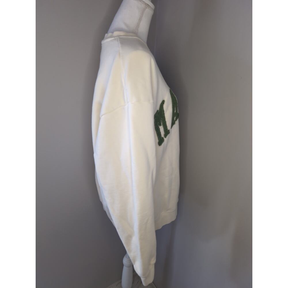 MARKET Collegiate Logo Pullover Light Yellow Streetwear L - Picture 4 of 6
